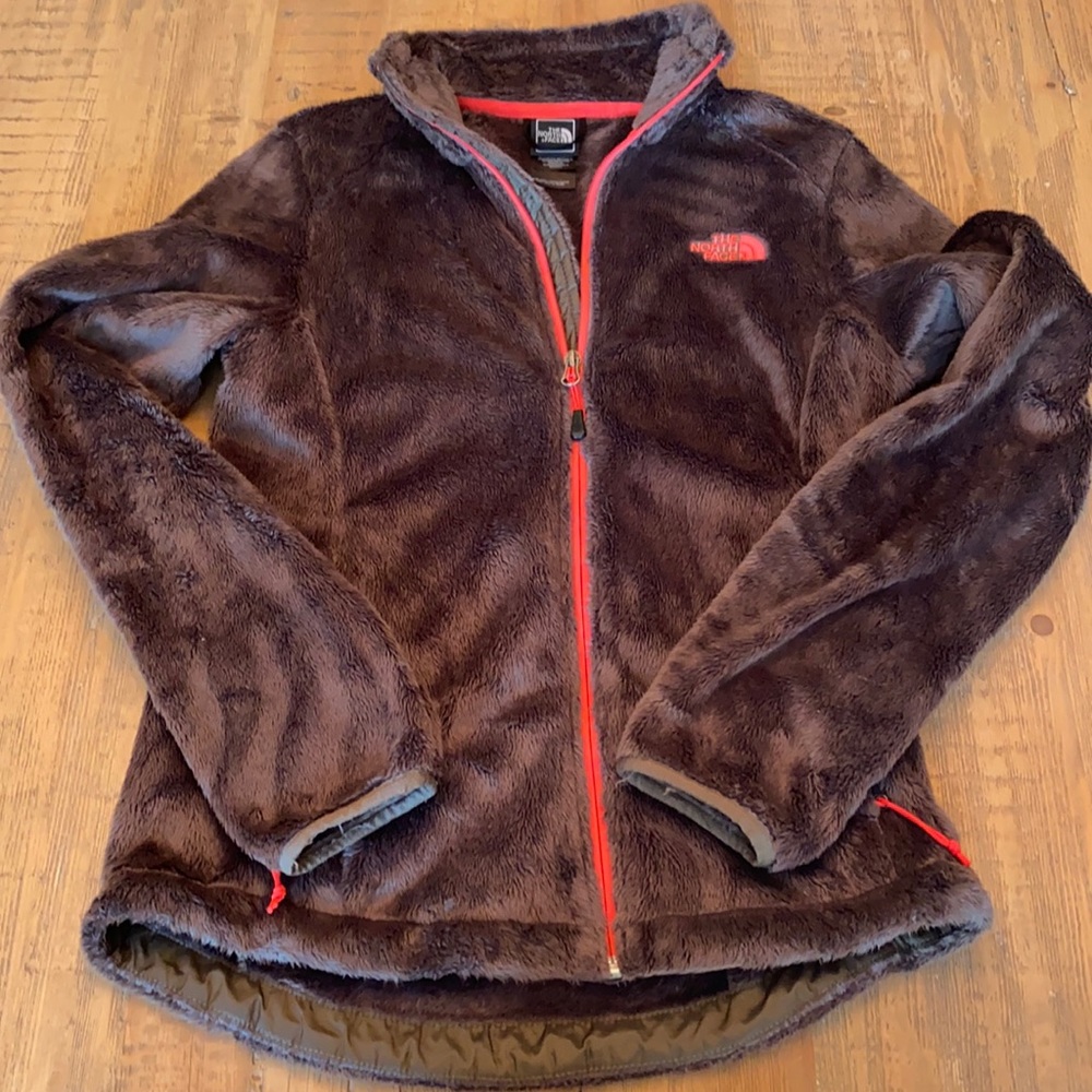 North face deep green jacket